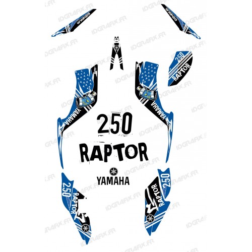 Kit de decoració Carrer Blau - IDgrafix - Yamaha 250 Rapinyaire