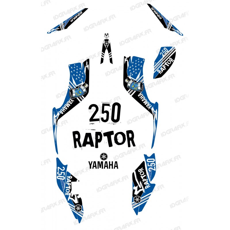 Kit dekor Street Blau - IDgrafix - Yamaha 250 Raptor