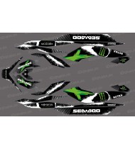 Kit dekor Monster Full Edition (Grün) - für Seadoo GTI-GTR
