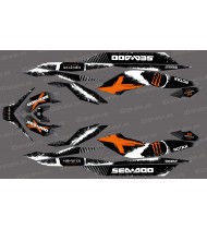 Kit décoration Monster Full Edition (Orange) - pour Seadoo GTI-GTR