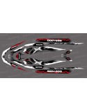 Kit dekor Monster Splash Red für Seadoo RXT 260 / 300 (S3-rumpf)