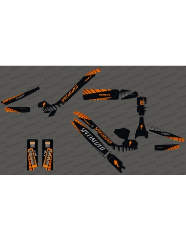 Kit déco GP Edition Full (Orange) - Specialized Kenevo