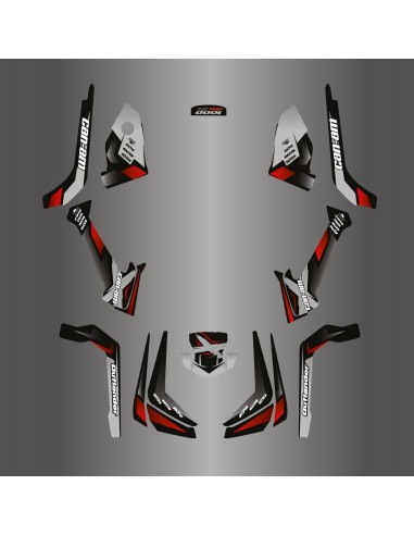 Kit decoration Wasp Edition Grey - IDgrafix - Can Am 500 Outlander G2