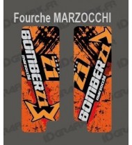 Adhesius De Protecció De Forquilla Raspall (Taronja) - Marzocchi Bomber -idgrafix