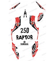 Kit de decoración de la Calle Rojo - IDgrafix - Yamaha Raptor 250