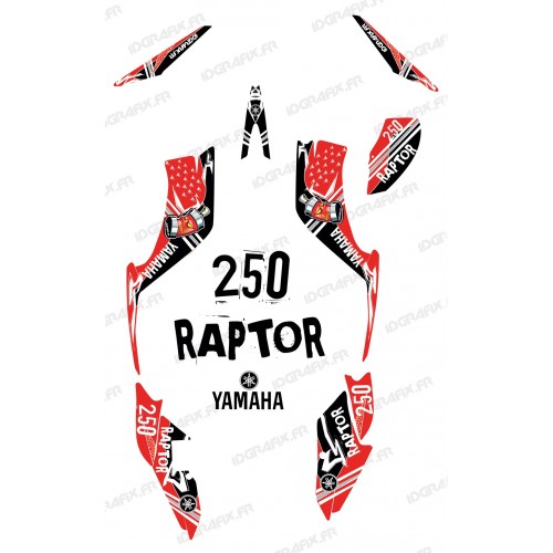 Kit decoration Street Red - IDgrafix - Yamaha 250 Raptor