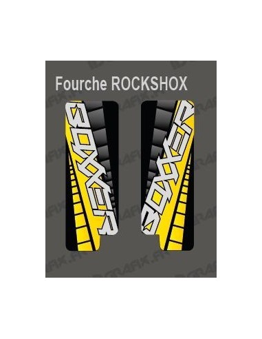 Pegatinas de Protección de la Horquilla GP (Amarillo) RockShox Boxxer