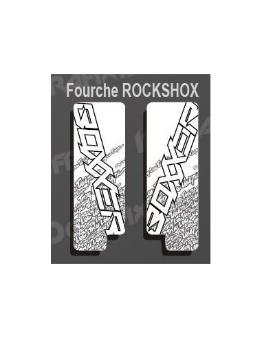 Adesivi Protezione Forcella Troylee (Bianco) RockShox Boxxer
