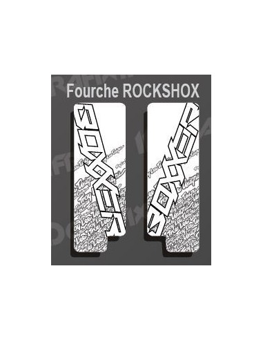 Pegatinas De Protección De La Horquilla Troylee (Blanco) RockShox Boxxer