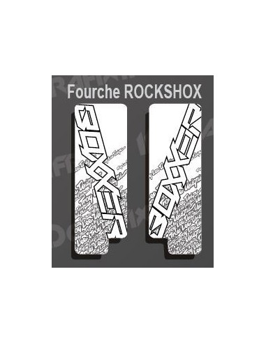 Pegatinas De Protección De La Horquilla Troylee (Blanco) RockShox Boxxer