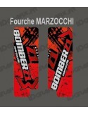 Adhesius De Protecció De Forquilla Raspall (Vermell) - Marzocchi Bomber