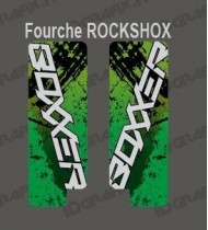Stickers Protection Fork Brush (Green) RockShox Boxxer