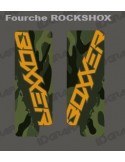 Pegatinas De Protección De La Horquilla De Camuflaje (Verde) RockShox Boxxer