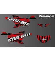 Kit de decoració Splash Edició (Vermell) - Idgrafix - Can Am Maverick ESPORT -idgrafix