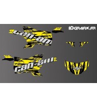 Kit de decoració Splash Edició (Groc) - Idgrafix - Can Am Maverick ESPORT -idgrafix