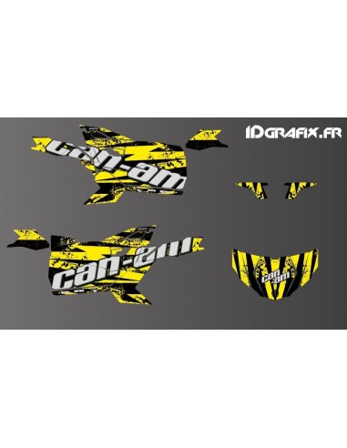 Kit de decoració Splash Edició (Groc) - Idgrafix - Can Am Maverick ESPORT -idgrafix