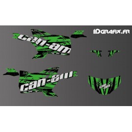 Kit de decoración de Salpicaduras de Edición (Verde) - Idgrafix - Can Am Maverick DEPORTE -idgrafix