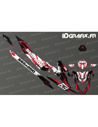 Kit de decoració Splash Cursa Edició (Vermell) - Seadoo RXT-X 300 -idgrafix