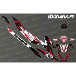Kit de decoración de la Salpicadura de la Carrera de Edición (Rojo) - Seadoo RXT-X 300 -idgrafix