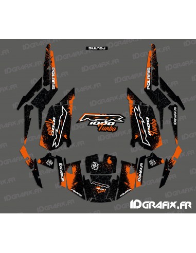 Kit decorazione Spotof Edizione (Arancione)- IDgrafix - Polaris RZR 1000 Turbo