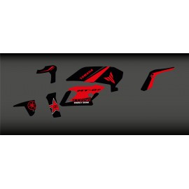Kit deco Rockstar Edición (Rojo) - IDgrafix - Yamaha MT-07 (después de 2018) -idgrafix