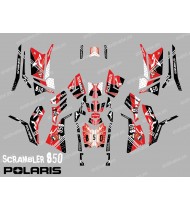 Kit décoration Street Rouge (Full) - IDgrafix - Polaris 850 Scrambler
