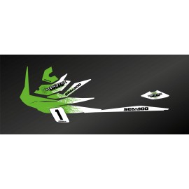 Kit dekor Monster Light (Grün) für Seadoo GTI-idgrafix