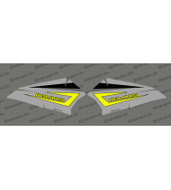 Kit décoration Porte Basse Origine Polaris Gris/Limon - IDgrafix - Polaris RZR 900/1000