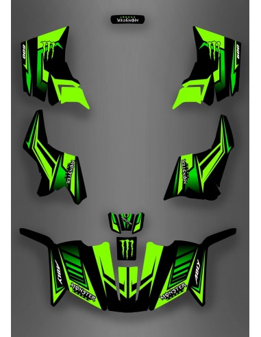 Kit décoration Monster Green Edition (Full) - IDgrafix - ADLY 600