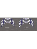 Liserets de Jantes (x2) pour  Yamaha (14-17 pouces)