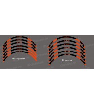 Radiolucent lines Felgen (x2) für Kawasaki KX