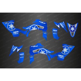 Kit décoration Karbonik  Bleu/Blanc - IDgrafix - Yamaha YFZ 450 / YFZ 450R