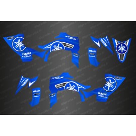 Kit de decoración de Karbonik Azul/Blanco - IDgrafix - Yamaha YFZ 450 / YFZ 450R -idgrafix