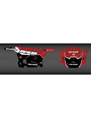 Kit de decoració XP1K Edició (Vermell) - IDgrafix - Polaris RZR 900 -idgrafix