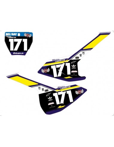 Sticker Plaques Husqvarna TC125 2018 - M. Labarthe