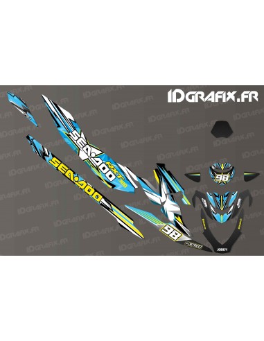 Kit de decoració Dibuix Edició (Blau) - Seadoo RXT-X 300 -idgrafix