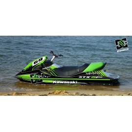 Kit decoration 100% Custom M Green for Kawasaki STX 15F - IDgrafix