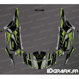 Kit dekor Factory Edition (Grau/Grün)- IDgrafix - Polaris RZR 1000 S/XP