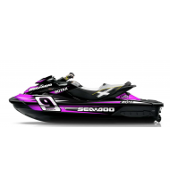 Kit de décoration Cursa de Monstre de color Rosa per Seadoo RXT 260 / 300 (S3 buc) -idgrafix