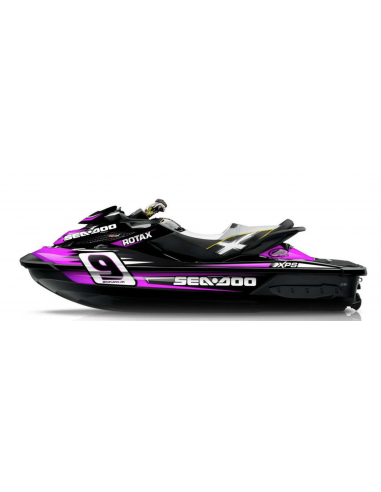 Kit décoration Monster Race Pink for Seadoo RXT 260 / 300 (S3 hull)