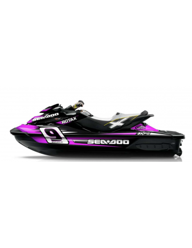 Kit décoration Race Rose pour Seadoo RXT 260 / 300 (coque S3)