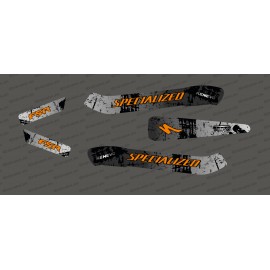 Kit deco Brush Edition Light (Grey/Orange) - Specialized Kenevo 2020 - IDgrafix