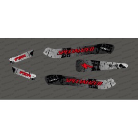Kit deco Brush Edition Light (Grey/Red) - Specialized Kenevo 2020 - IDgrafix