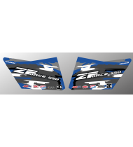 Kit dekor Türen CF Moto Zforce (Blau) - ZF-Edition - IDgrafix