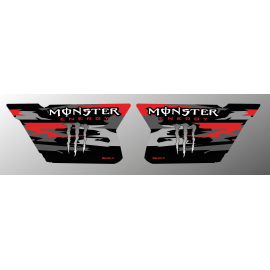 Kit de decoració de les Portes CF Moto Zforce (Vermell)- Monstre Edició - IDgrafix -idgrafix