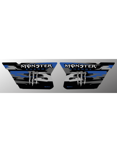 Kit décoration Portes CF Moto Zforce (Bleu)- Monster Edition - IDgrafix