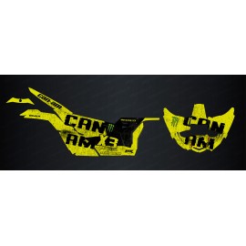 Kit de decoració Spatter Edició Groga (Manta) - Idgrafix - Can Am Maverick X3 -idgrafix
