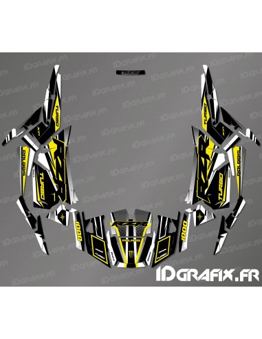 Kit décoration Factory Edition (Gris/Jaune)- IDgrafix - Polaris RZR 1000 Turbo