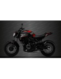 Racing Decoration Kit (Grey/Red) - IDgrafix - Yamaha MT-07 (2018-2020)