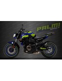 Palmi Edition Decoration Kit Blue/Fluo Yellow - IDgrafix - Yamaha MT-07 (2018-2020)